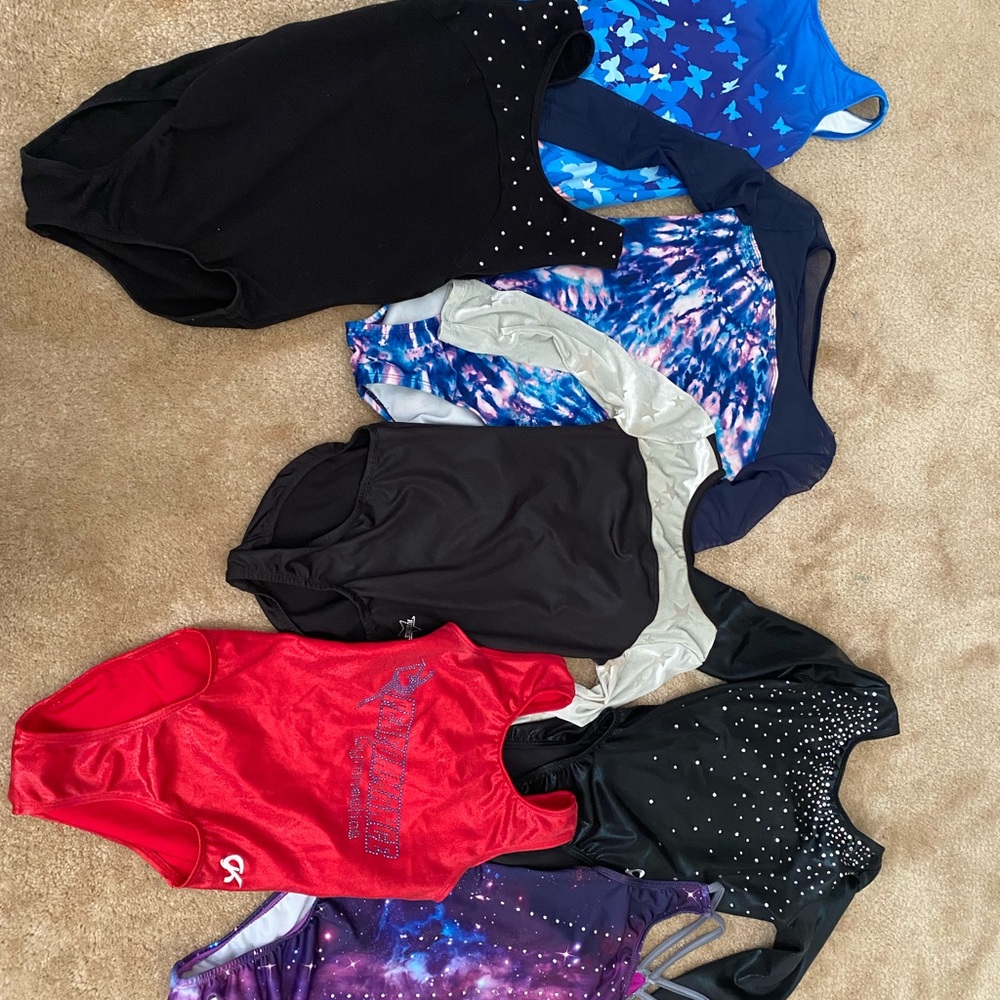 Girls size 7-10 gymnastics/dance leotards